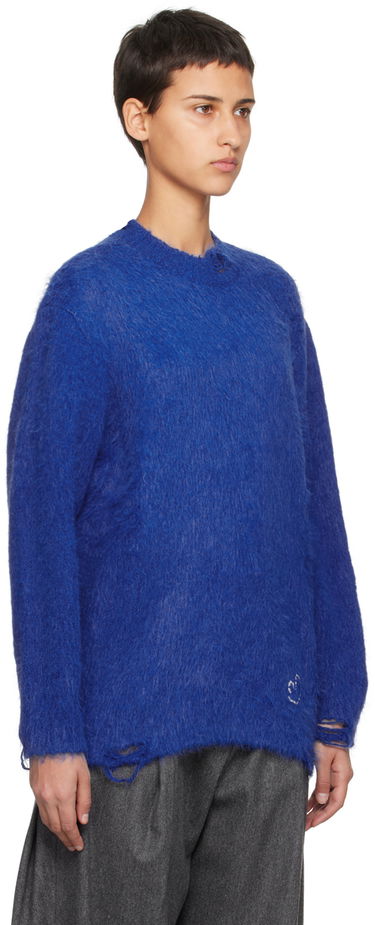 Cветр ADER ERROR Rous Distressed Knit Sweater Синій | BMADFWKT0304BL, 1