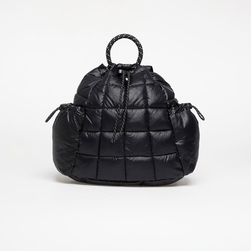 Рюкзак Nike Quilted Drawstring Top Handle Backpack NSW Puffle Mini чорний | HQ6693-010