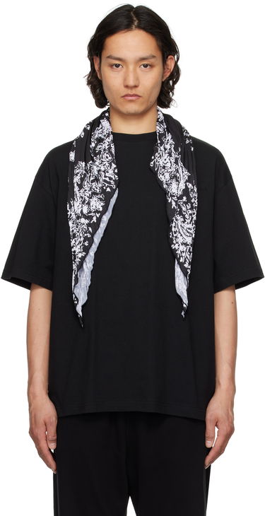 Футболка We11done We11done Wrinkled Muffler T-Shirt чорний | WD-TT1-25-732-U-BK, 0