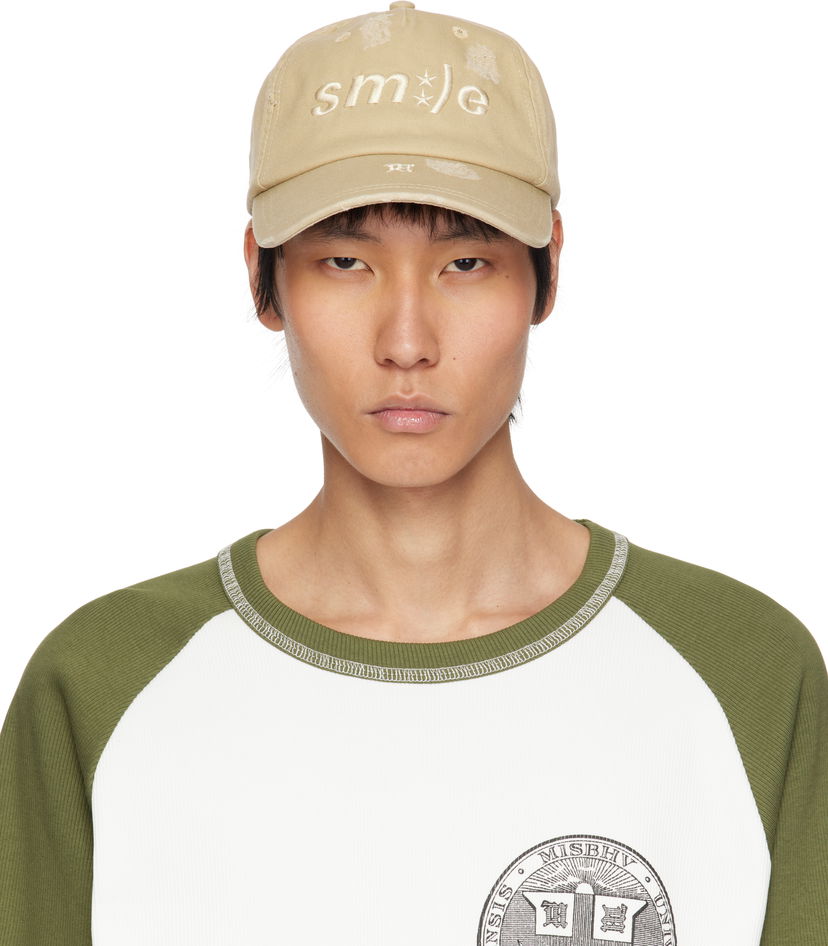 Кепка MISBHV MISBHV Smile Baseball Cap бежевий | 250A507