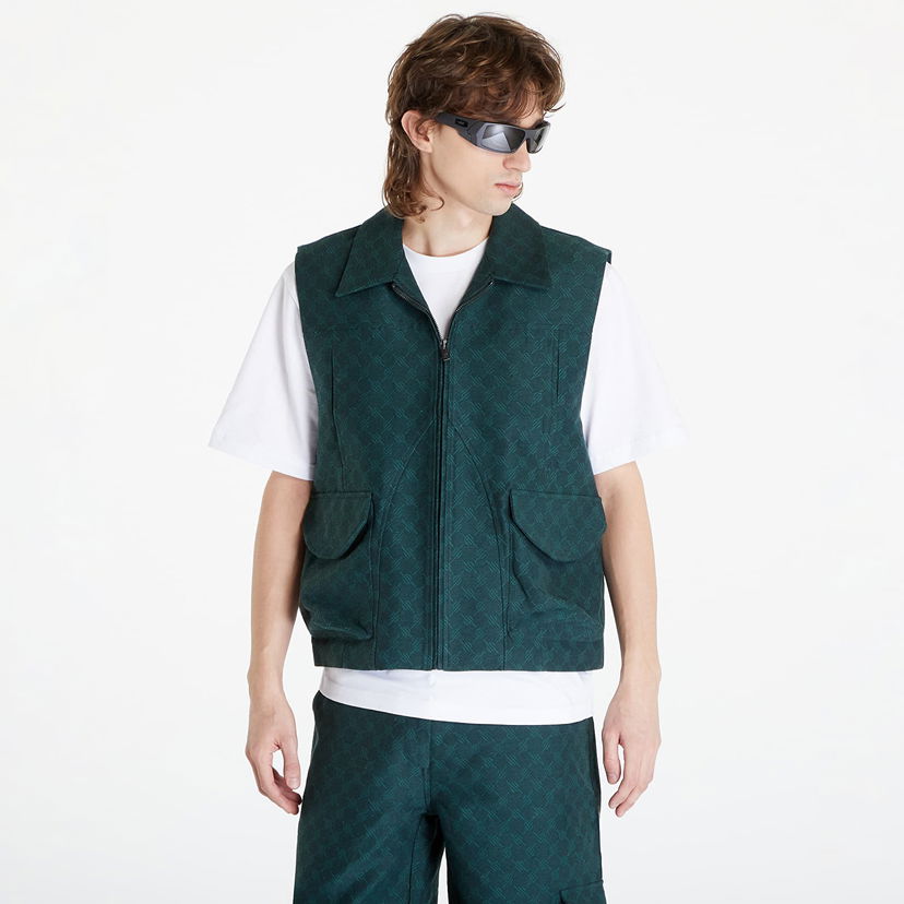Жилет DAILY PAPER Benji Monogram Vest Зелений | 2411040