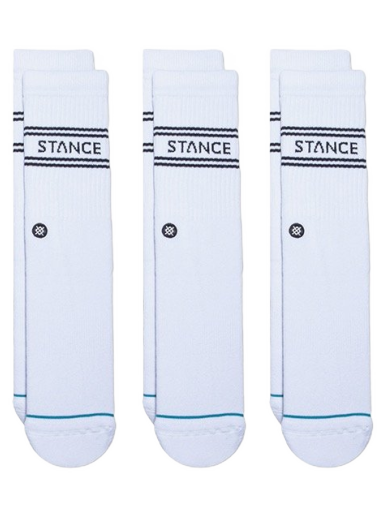 Шкарпетки Stance Basic 3 Pack Crew білий | A556D20SRO-WHT