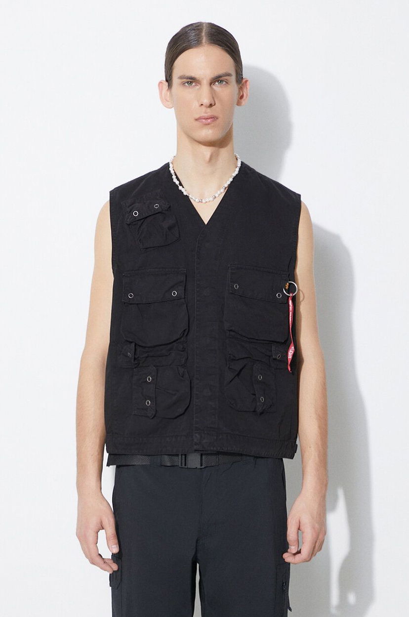 Жилет Alpha Industries Military Vest чорний | 136113