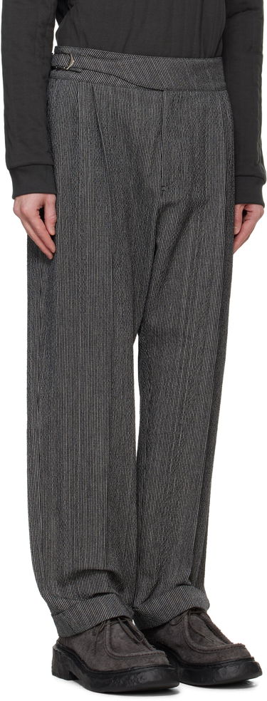 Штани Craig Green Craig Green Double Pleat Trousers Коричневий | CGSS25CWOTRS80, 4