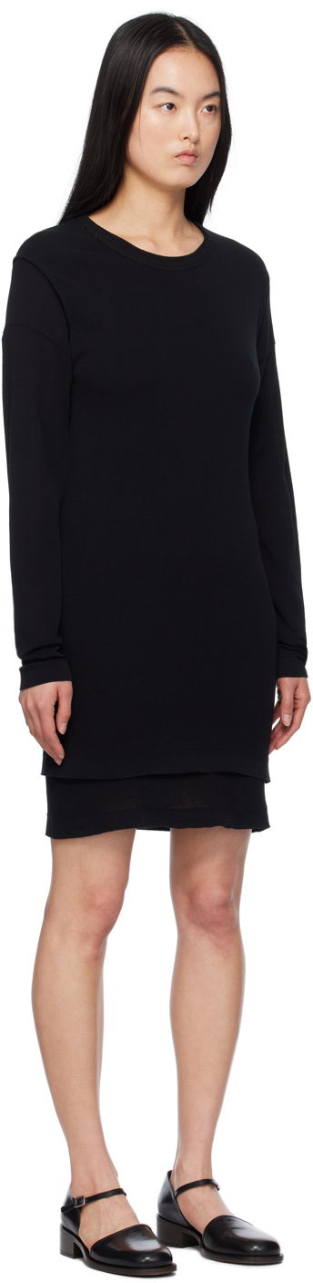 плаття LEMAIRE Double Layer Minidress чорний | DR1066 LK1016, 1