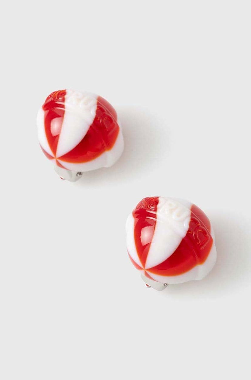 Сережки Fiorucci Fiorucci Mini Lollipop Clip-on Earrings Червоний | U01FPAJE145PT01RD02