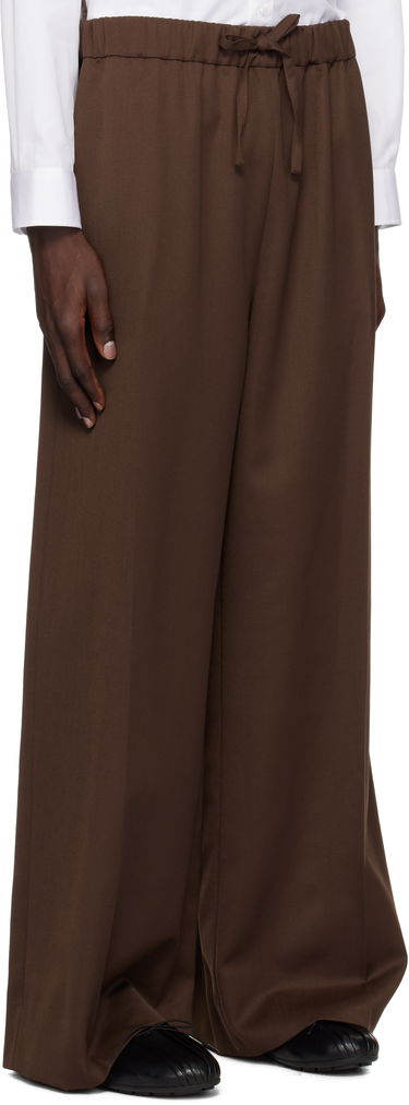 Штани Simone Rocha Simone Rocha Wide Leg Drawstring Trousers Коричневий | 4143D 1217, 1