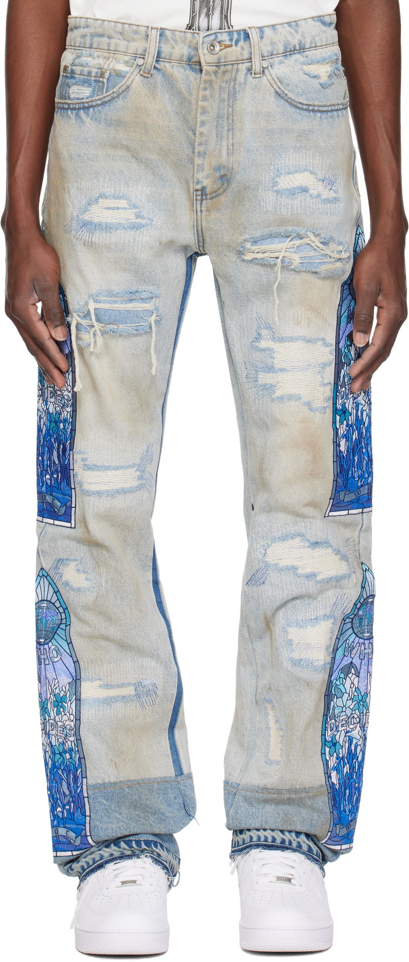 Джинси Who Decides War Who Decides War Winter Mechanic Jeans Синій | 1121200008SS25