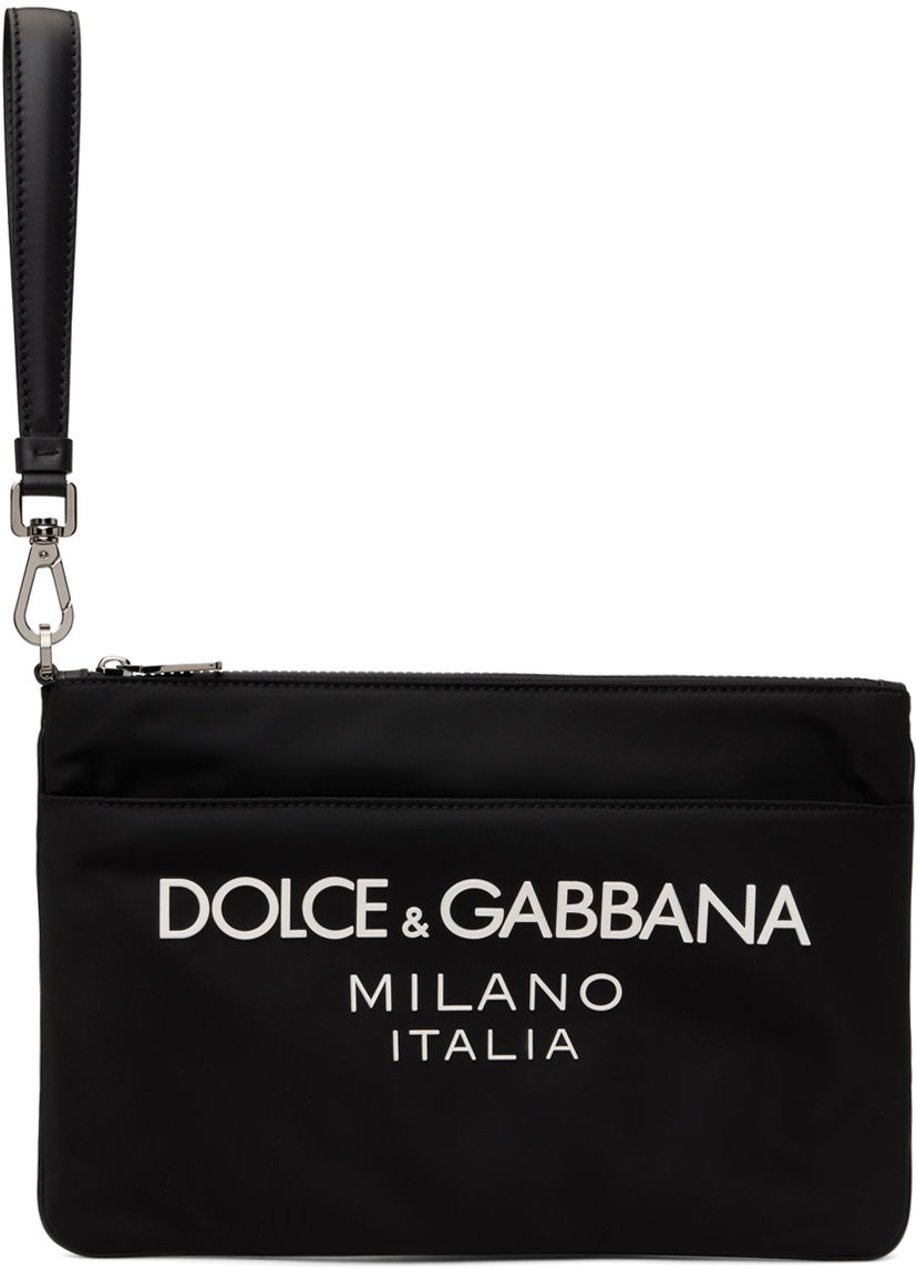 Гаманець Dolce & Gabbana Pouch With Logo чорний | BP3259AG182