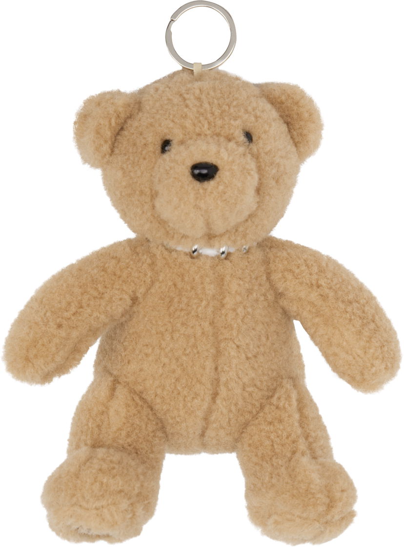 Брелоки Palm Angels Palm Angels 'Bear in Mind' Teddy Bear Keychain Коричневий | PMNJ011C99MAT0016060