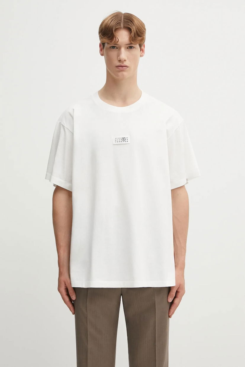 Футболка Maison Margiela MM6 Maison Margiela x MM6 Wardro T-Shirt білий | SH0GC0032.S24312.101