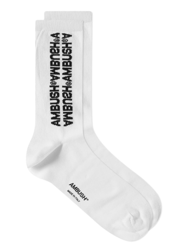 Шкарпетки Ambush Logo Sock білий | BMRA014S23KNI0010110