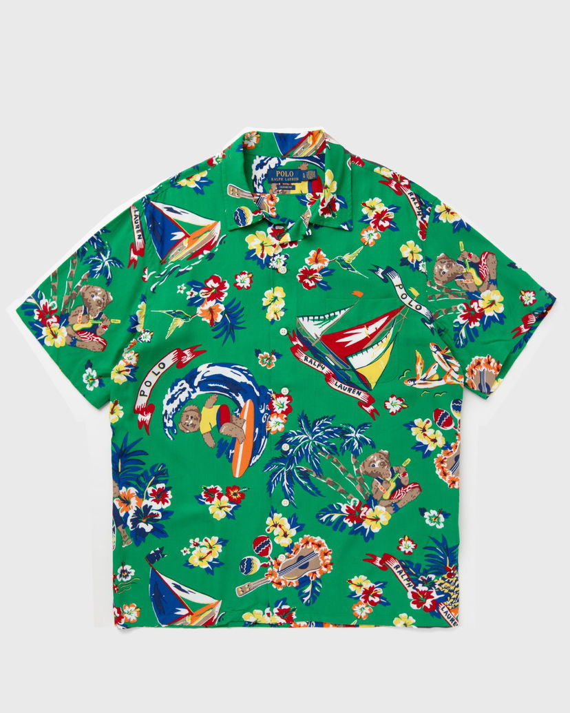 Сорочка Polo by Ralph Lauren CLADY1PKSSS-SHORT SLEEVE-SPORT SHIRT Зелений | 710936597001