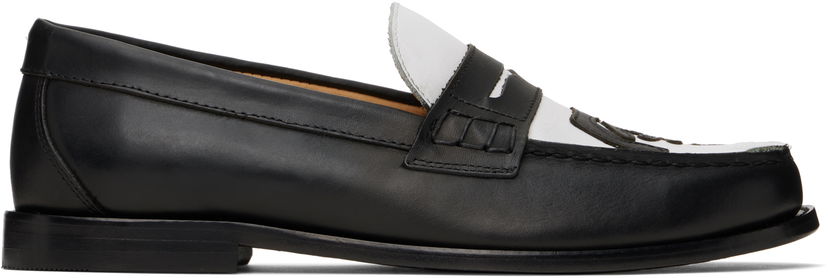 Кросівки та взуття KidSuper KidSuper Patchwork Penny Loafers чорний | SS25-SHO-06