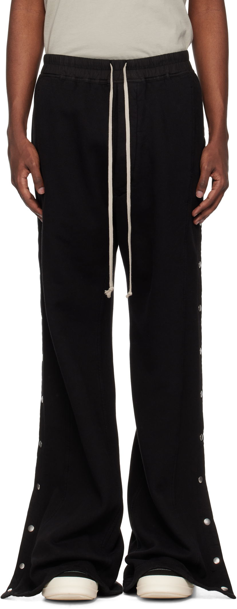Спортивні штани Rick Owens Pusher Sweatpants чорний | DU02D2393 F