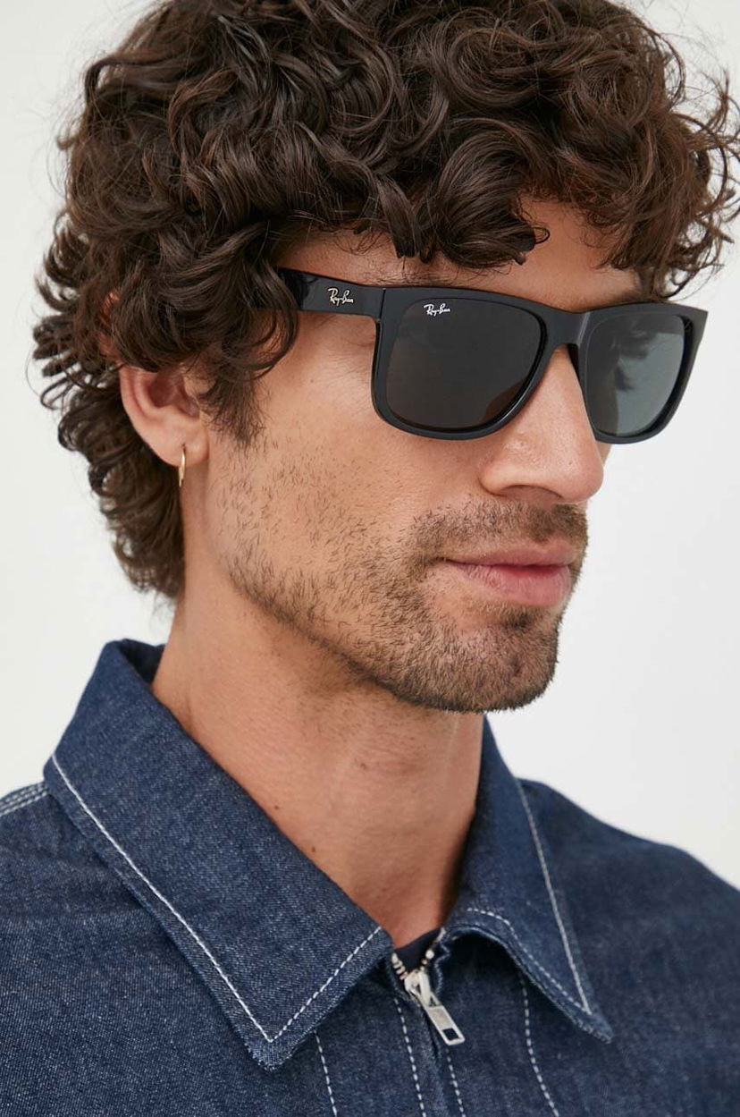 Сонцезахисні окуляри Ray-Ban Ray-Ban JUSTIN Sunglasses чорний | 0RB4165.601.71