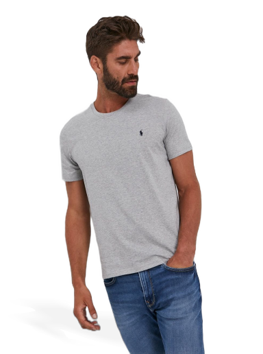 Футболка Polo by Ralph Lauren Cotton T-Shirt Сірий | 714844756003