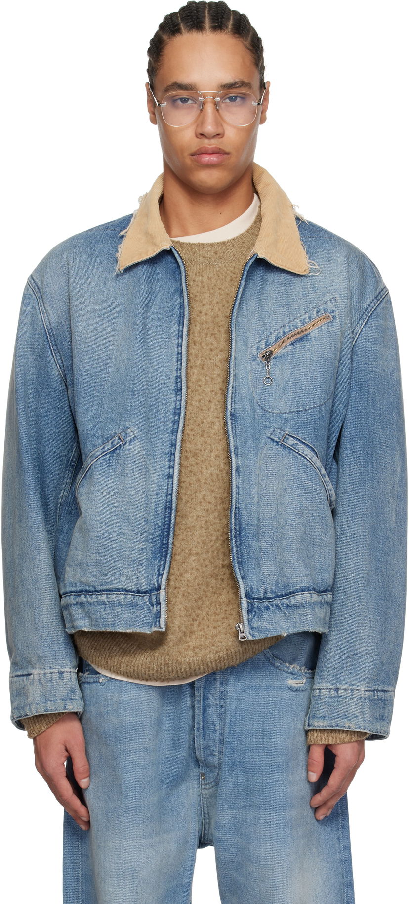 Куртка Maison Margiela Maison Margiela Sports Denim Jacket Синій | S50AM0636 S30383