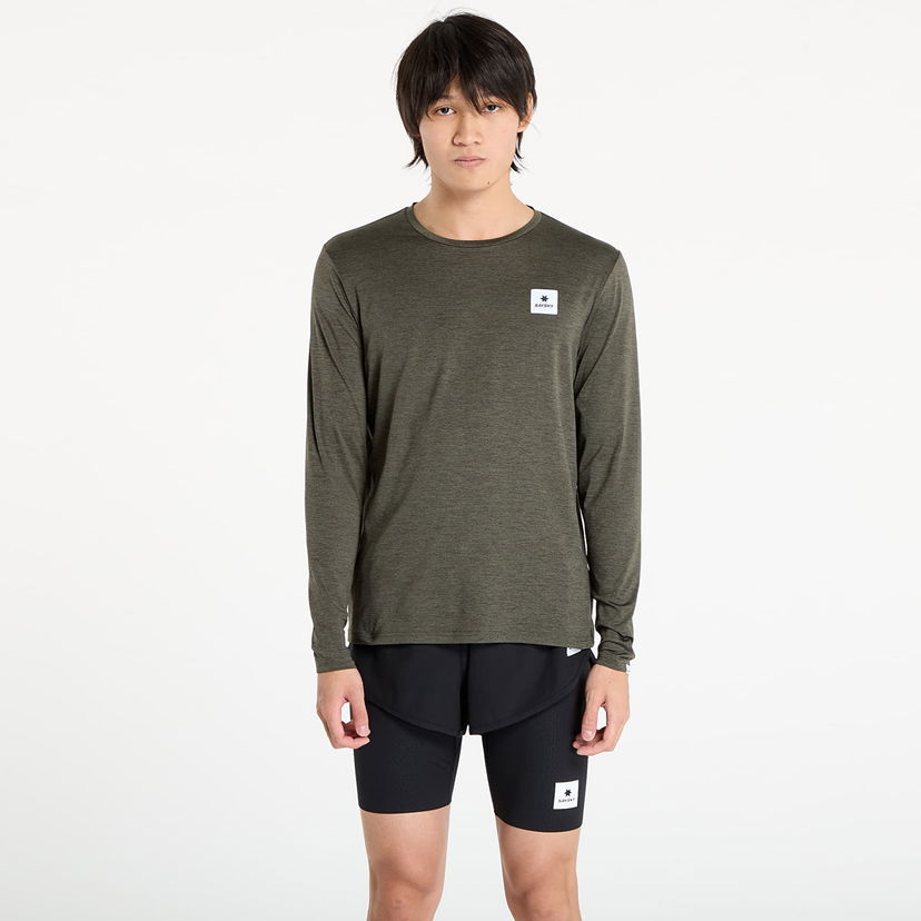 Футболка Saysky SAYSKY Statement Pace Long Sleeve T-Shirt Зелений | OMRLS22C3001