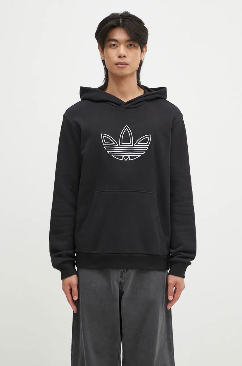 Світшоти adidas Originals Originals Outline Hoodie чорний | JJ1506