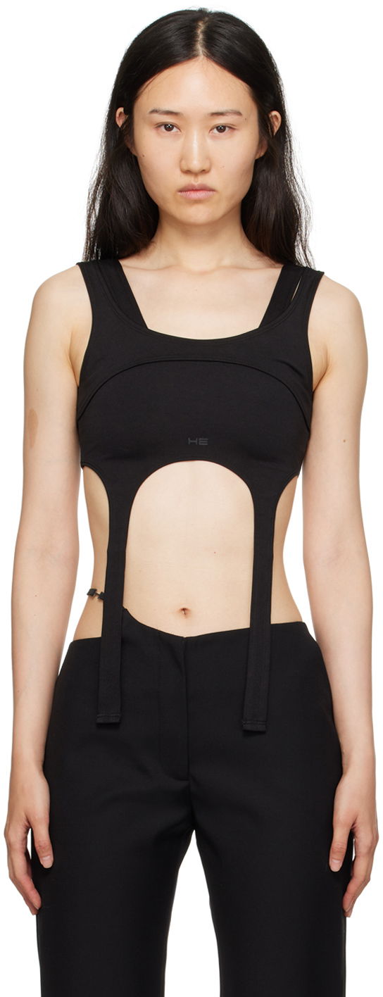 Безрукавка HELIOT EMIL Harness Tank Top чорний | HE_W_13_005_P03_BLK01