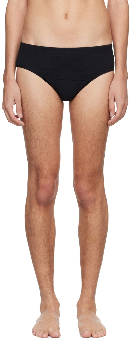 Купальники Rick Owens Penta Swim Briefs чорний | RU01D3011 NSB