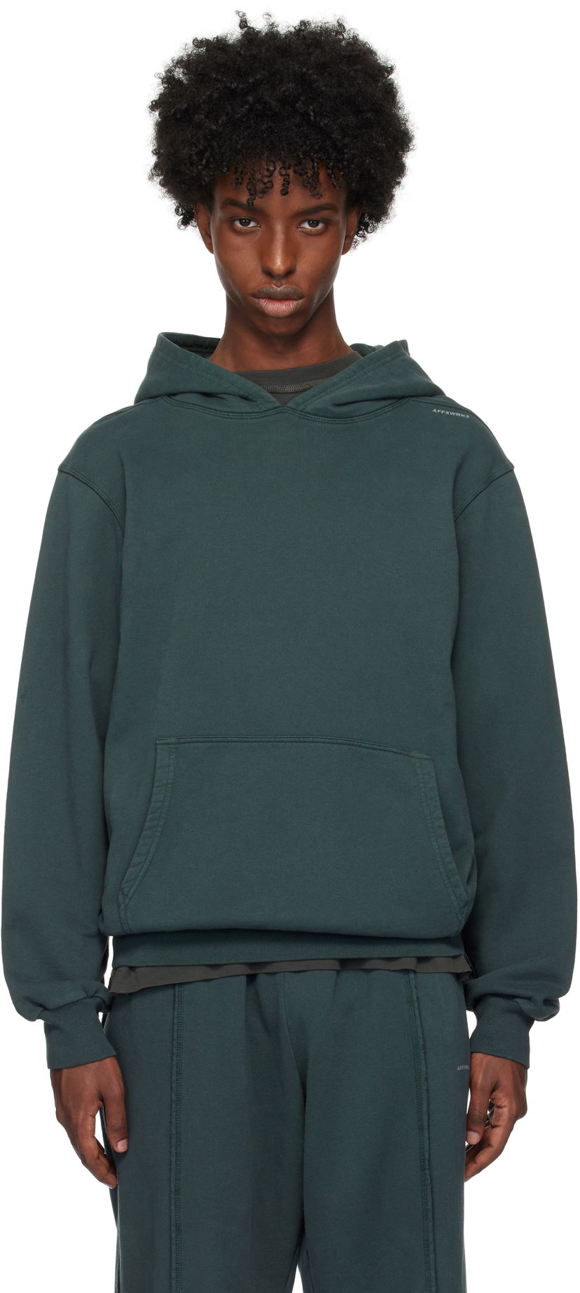 Світшоти AFFXWRKS WRKS Hoodie Зелений | FW24HO01V1