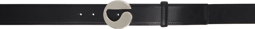 Ремені Coperni Coperni Logo Buckle Leather Belt чорний | COPBE01F6013
