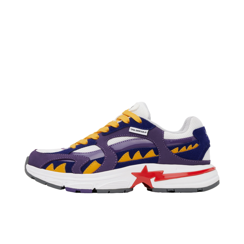 Кросівки та взуття BAPE A Bathing Ape Shark STA Фіолетовий | 001FWK201310M