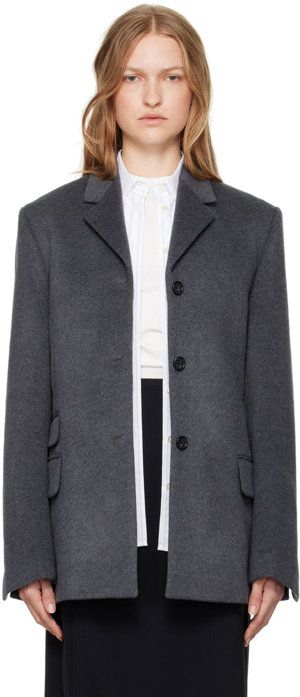 Куртка TOTEME Straight Wool Blazer Сірий | 244-WRZ0045-FB0283