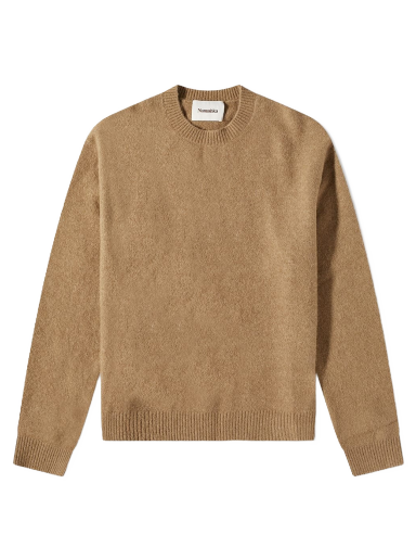 Cветр Nanushka Jetse Burshed Alpaca Crew Knit бежевий | NM22FWSW00774