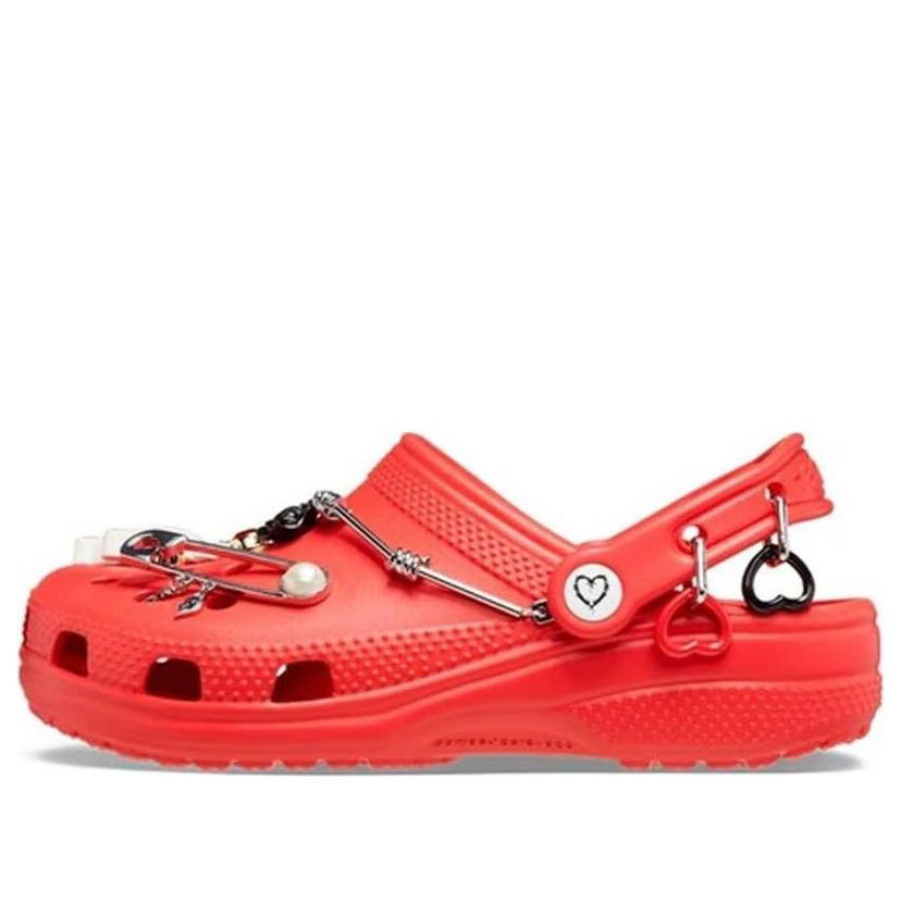 Кросівки та взуття Crocs Karol G Classic Clogs with Metal Hearts Червоний | 207998-8C1