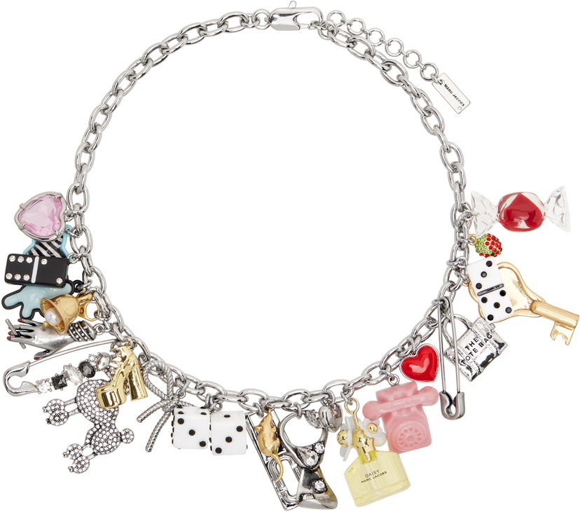 Кольє Marc Jacobs Marc Jacobs 'The Sticker Charm Statement' Necklace Металік | 2S5JNC001J61