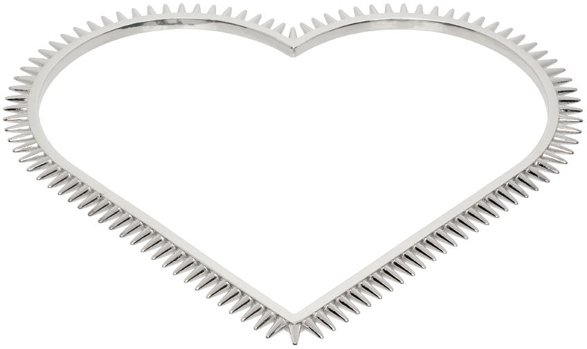 Браслет We11done We11done Spike Heart Arm Cuff Металік | WD-AJ1-23-533-U-SV, 0