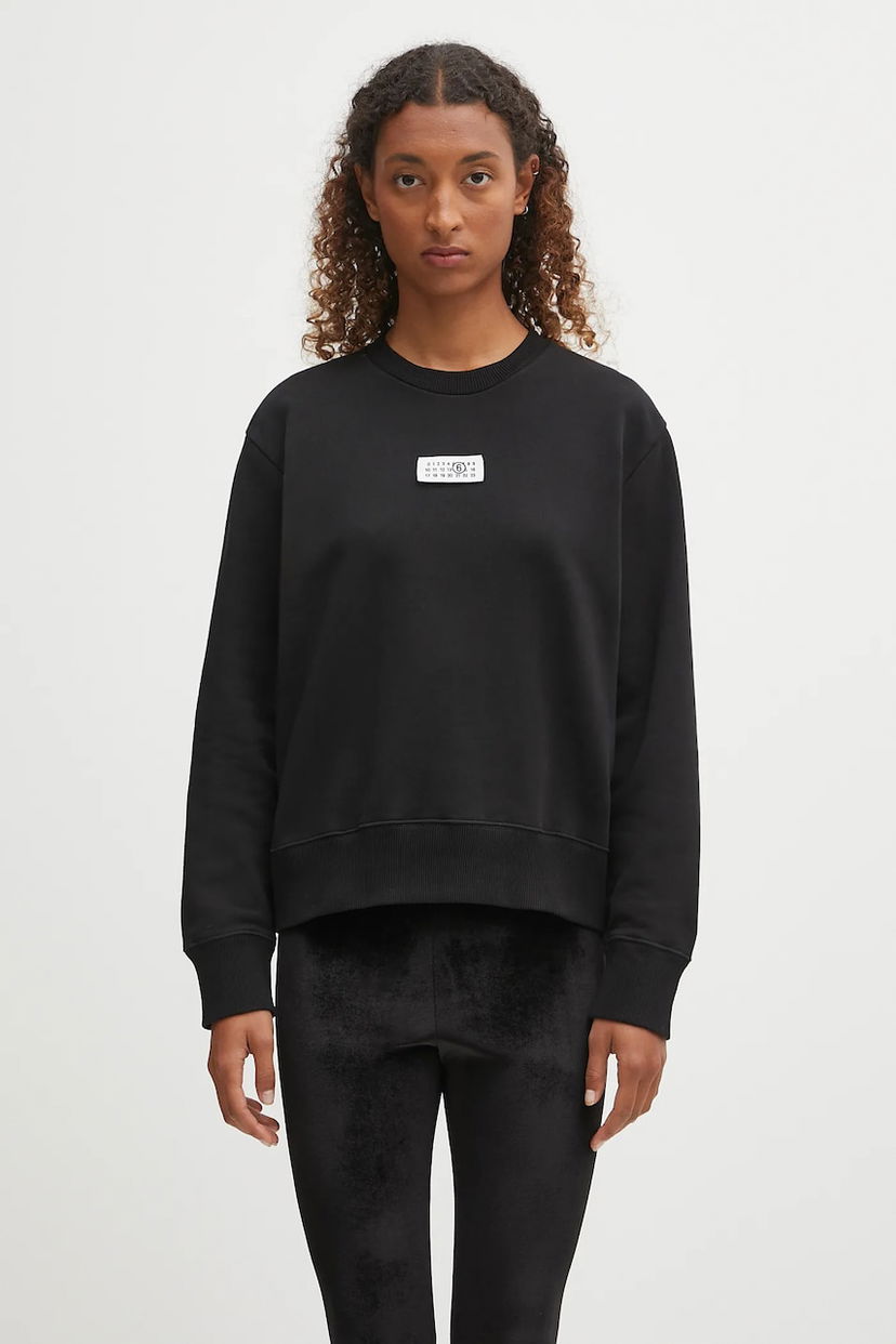 Світшоти Maison Margiela MM6 Maison Margiela Crewneck Sweatshirt чорний | S52GU0247.M25025.900