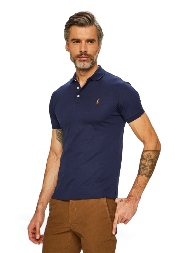 Сорочка поло Polo by Ralph Lauren Polo T-Shirt темно-синій | 710685514003