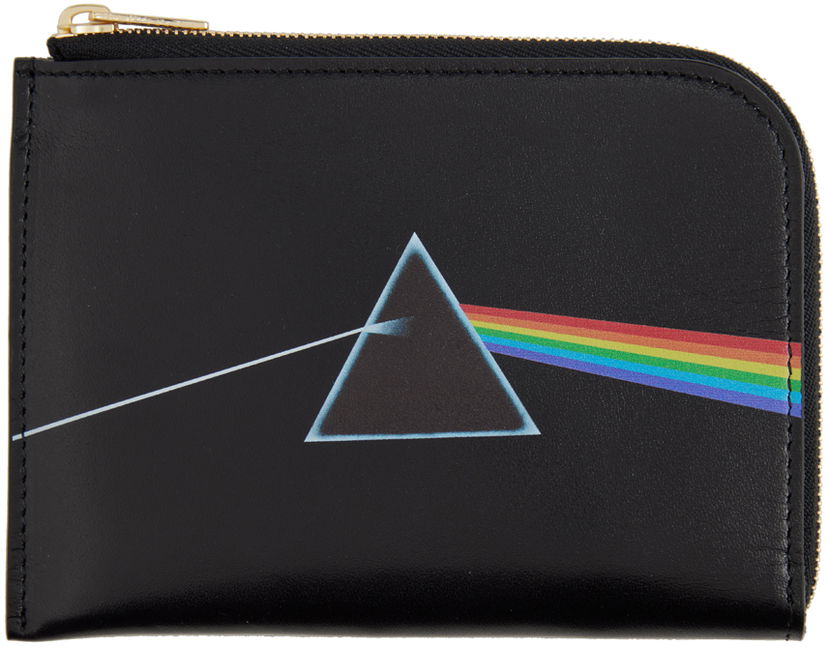 Гаманець UNDERCOVER UNDERCOVER Pink Floyd Leather Zip Wallet чорний | UC1C4C01-1