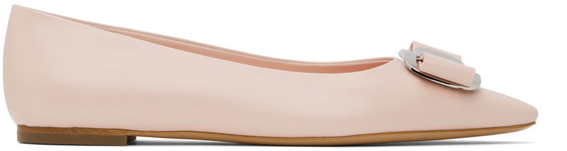 плаття FERRAGAMO Salvatore Ferragamo Zea Ballerina Flats бежевий | 01H585 - 768696