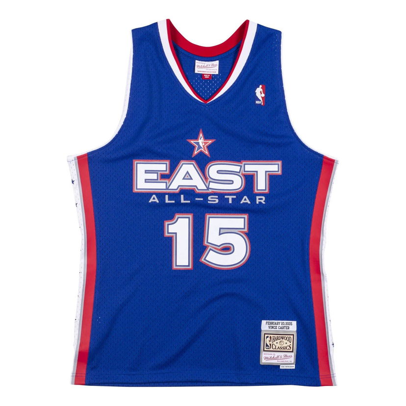 Безрукавка Mitchell & Ness NBA All-Star East 2005 Swingman Jersey 'Vince Carter' Синій | SMJYSB19112-ASEROYA05VCA