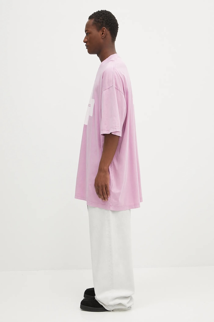 Футболка 032C 032C 'Point Zero' Print T-Shirt Рожевий | S25.URC.0152.850, 1