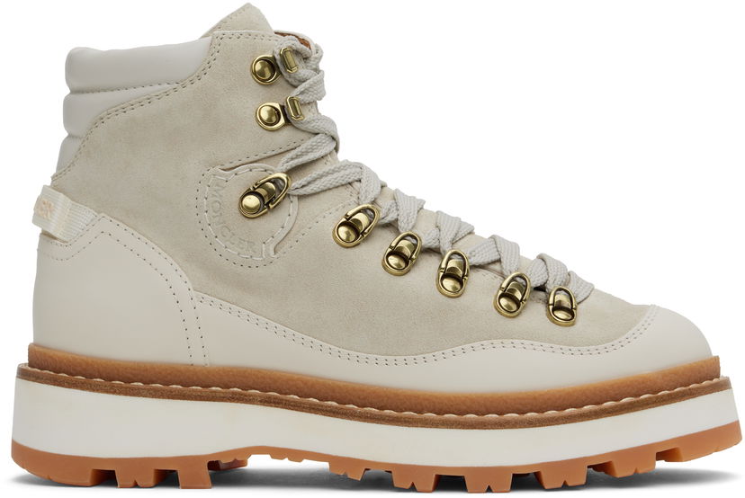 Кросівки та взуття Moncler Peka Trek Hiking Boots білий | J209B4F00130M4337