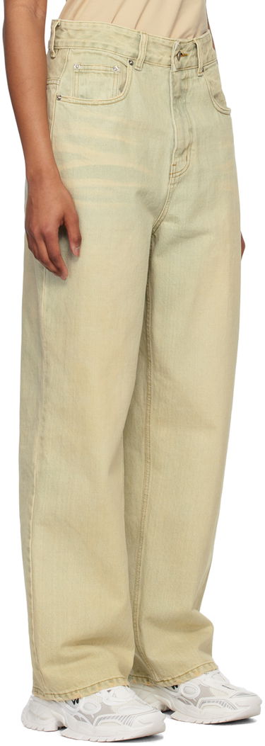 Джинси We11done Wide-Leg Jeans Зелений | WD-DP1-23-357-W-BG, 1