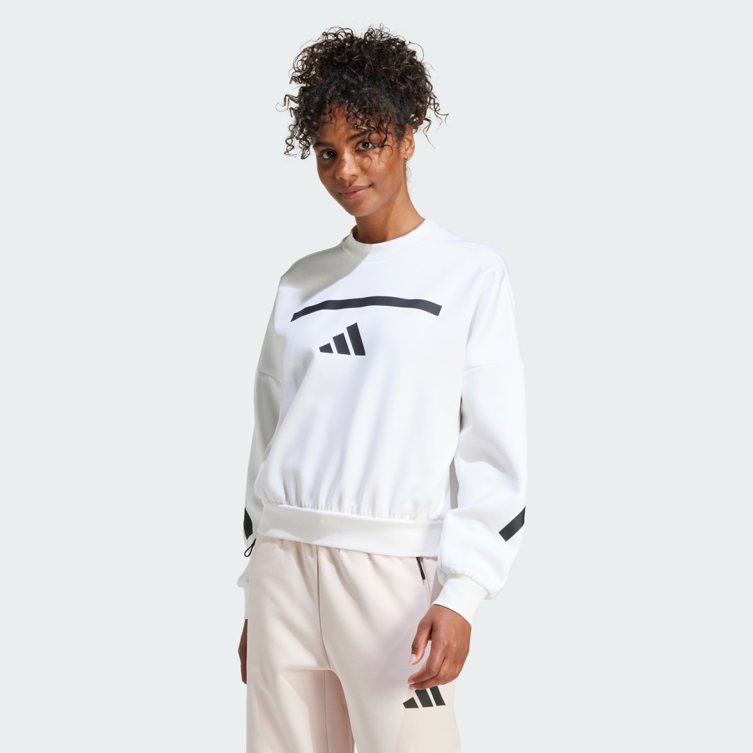 Світшоти adidas Performance Z.N.E. Sweatshirt білий | JI7554, 0