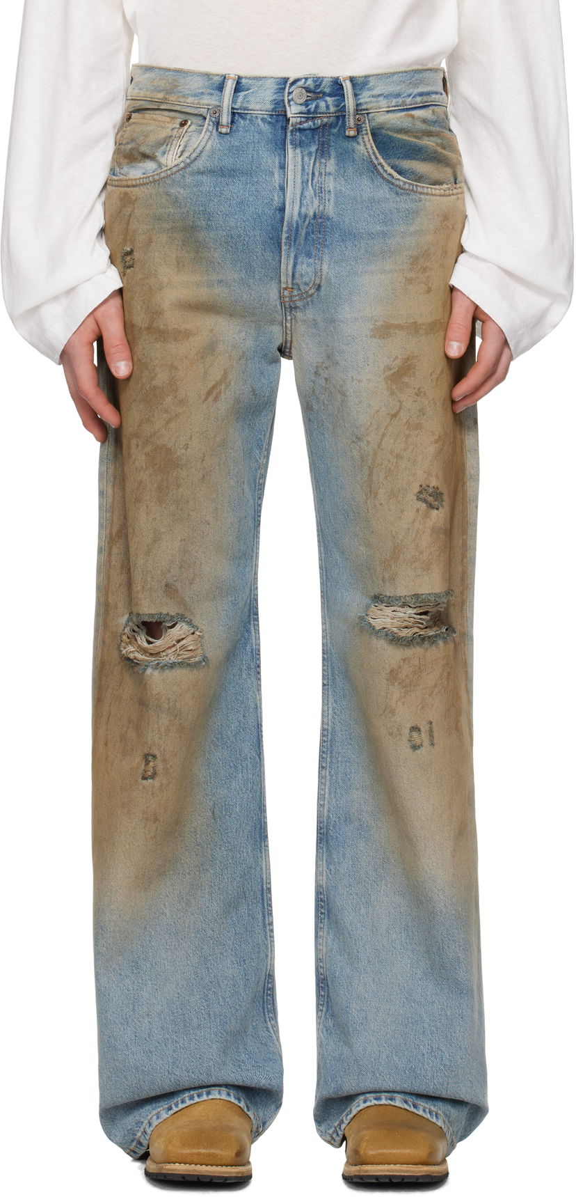 Джинси Acne Studios Acne Studios Loose Fit 2021M Jeans Синій | B00403-