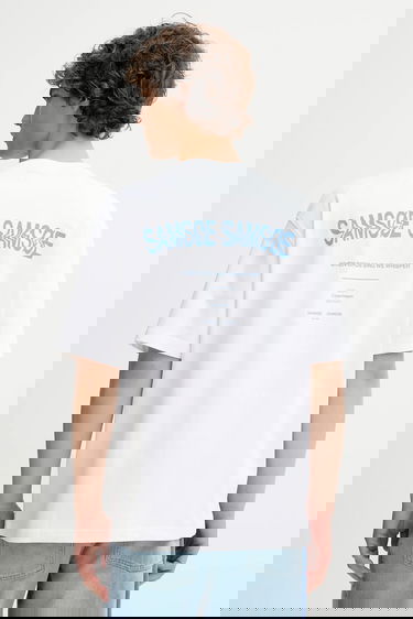 Футболка Samsoe Samsoe Samsoe Samsoe SASWIRL Print T-Shirt білий | U25200006, 0