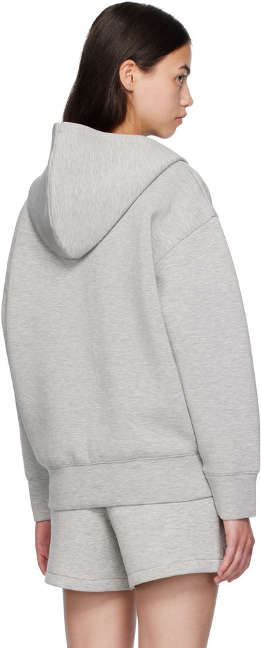 Світшоти Anine Bing ANINE BING Bond Zip Up Framed Monogram Hoodie Сірий | A-08-10742-GRY1, 2