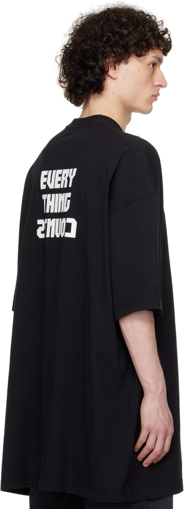 Футболка 032C 032c Point Zero Oversized T-Shirt чорний | S25-URC-0152-050, 2