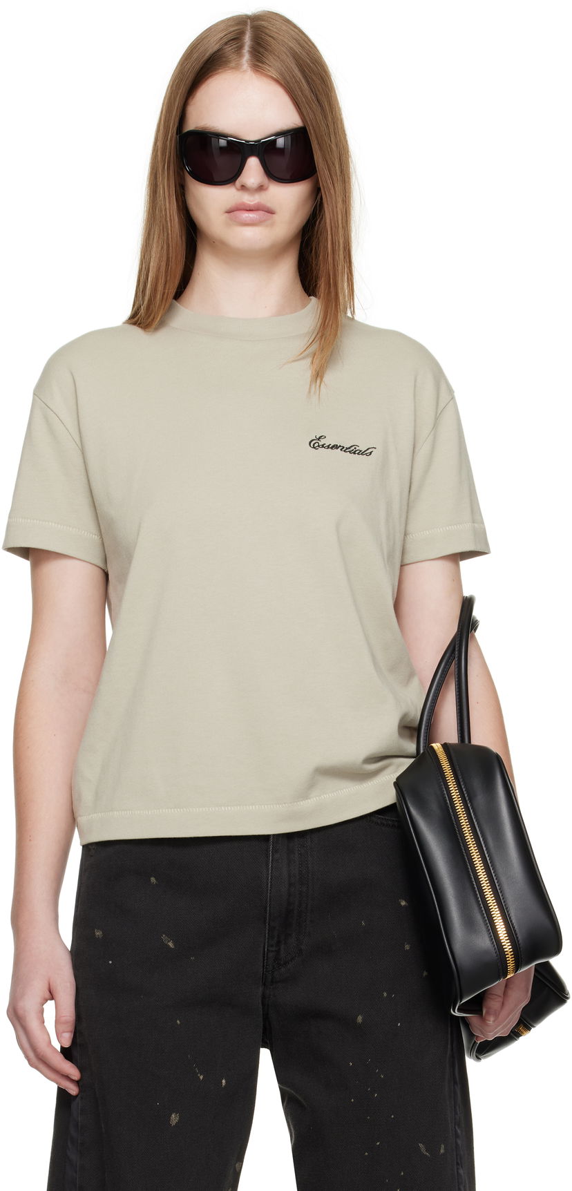 Футболка Fear of God Fear of God ESSENTIALS Classic Fit T-Shirt бежевий | 125SP255866FW