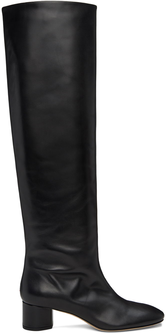 Одяг Aeyde Aeyde Willa Over-the-Knee Boots чорний | A11-KB-DUBR45RO115-FW24-800-001