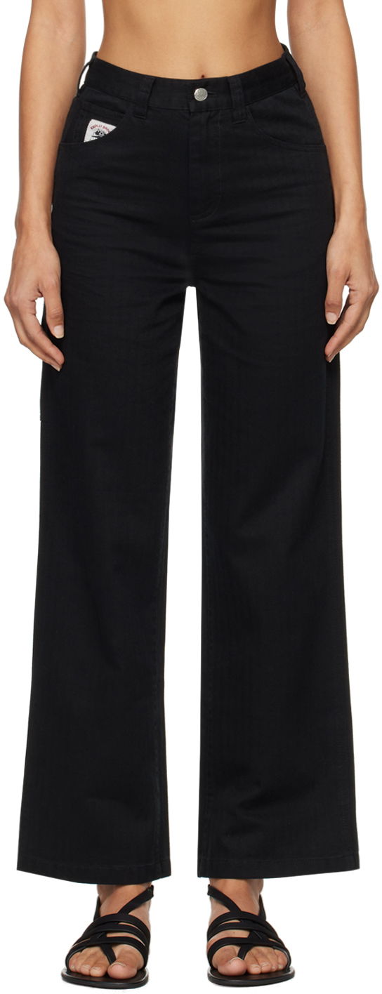 Штани Bode Knolly Brook Trousers чорний | MRF24BT035